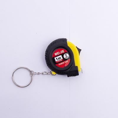 Mini Power Svinovací metr Klíčenka Univerzální stahovací pravítko Metrický Svinovací metr Zatahovací 1M Měřicí Svinovací metr Inch Tailor Tool