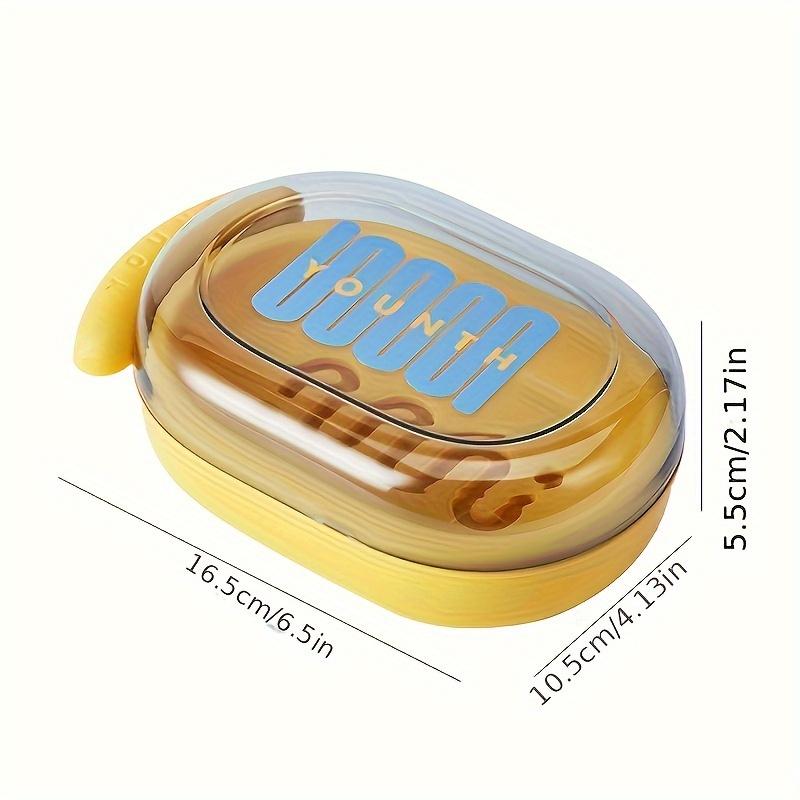

1pc Travel Soap Box Leakproof Soap Box with Lid Travel Soap Box