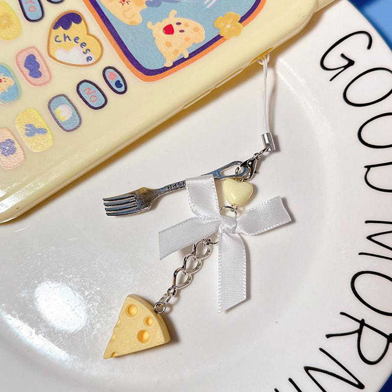 

Милый сырный пончик мобильный телефон шнурок еда телефон цепь для девочек эстетический брелок для мобильного телефона DIY Ccd камера сумка украшение Cheese