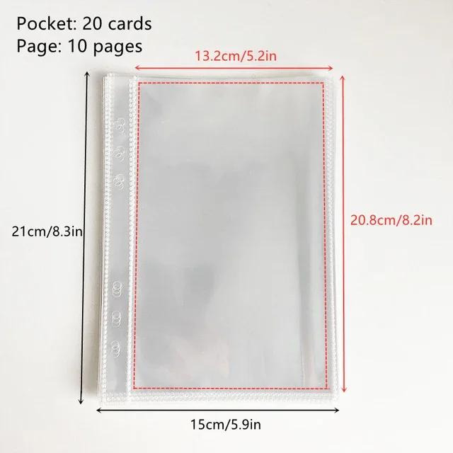 A5 Fotokortpermomslag Kpop Fotoalbum Enkel Kortperm Samlebok Løsblad Fotokortalbum Kpop Kortperm