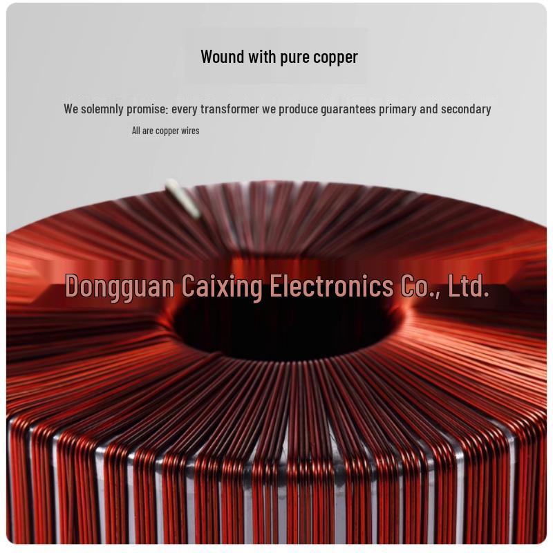 Toroidal Transformer: Single-Phase Isolation with Pure Copper and Nippon Steel, for X5 Audio Power Amplifier, Stepping Motor Voltage Converter.