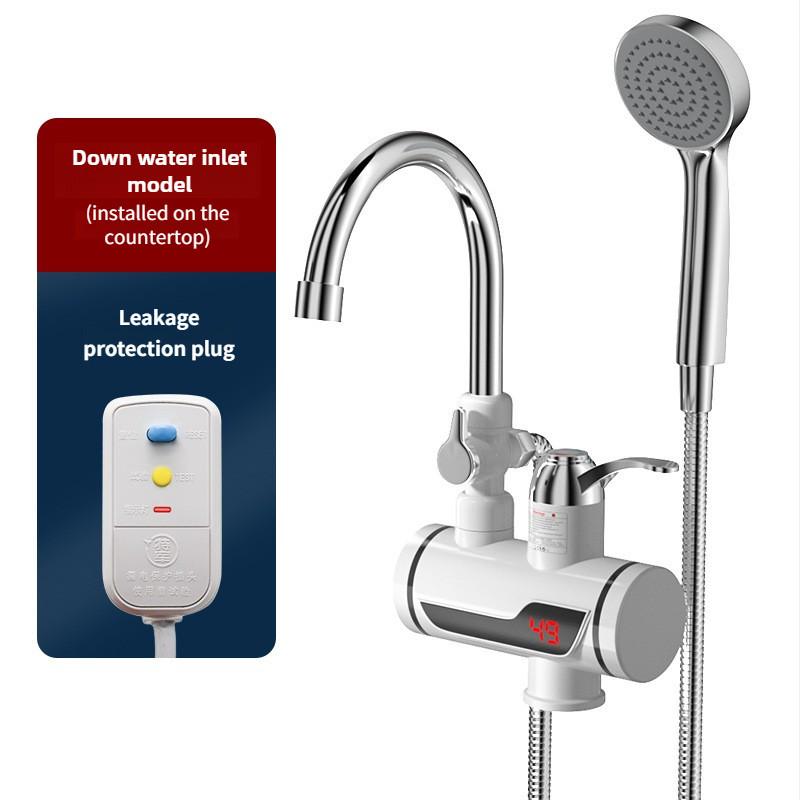 3000W Instant Electric Water Heater Three Second Fast Heating Electric Faucet Household Bathroom Shower