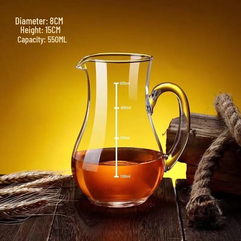 

Glass Wine Carafe with Volume Marks