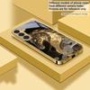 Ruishou Golden Steed For Samsung Galaxy S26 S20 FE S21 S22 S23Plus S24 Ultra 25Ultra S21+ S9 S22 S8 S23 Golden Glass Phone Case
