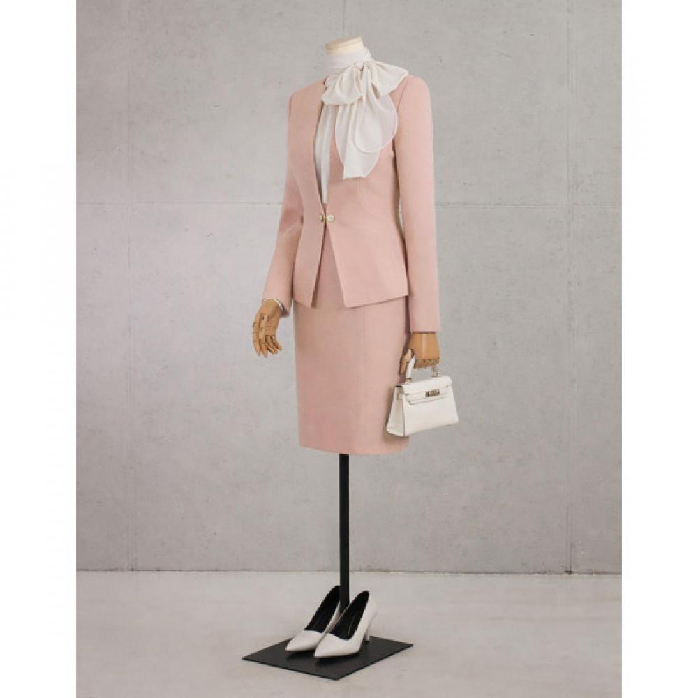 Win Luxury Buttonless Jacket + Skirt Set