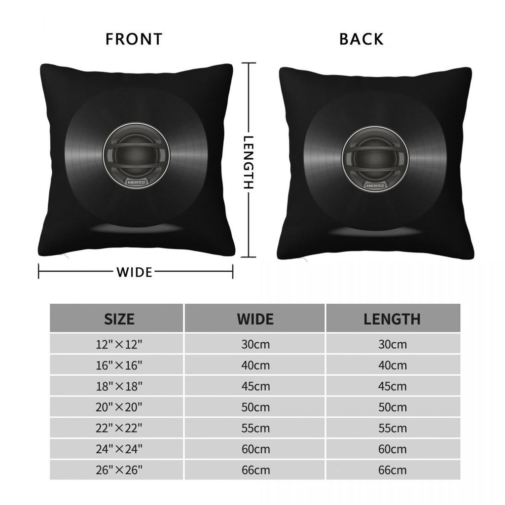 Retro Speaker Square Pillowcase Pillow Cover Cushion Throw Pillow for Home Sofa Living Room