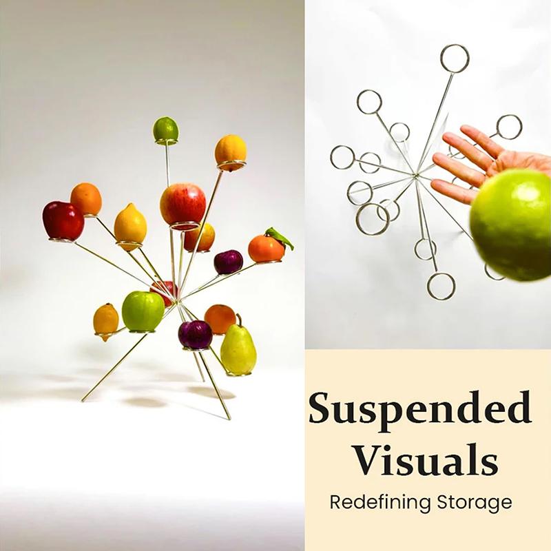 Exploded Metal Fruit Bowl | Creative Spider-Shaped Fruit Holder for Kitchen & Dining Table Decor