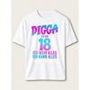 Unisex Crew Neck T-Shirt - 18Th Birthday Digga I'M 18 I Know Everything Ahm Mama - Design Perfect for Travel Events Gifts, 100, Fashionable
