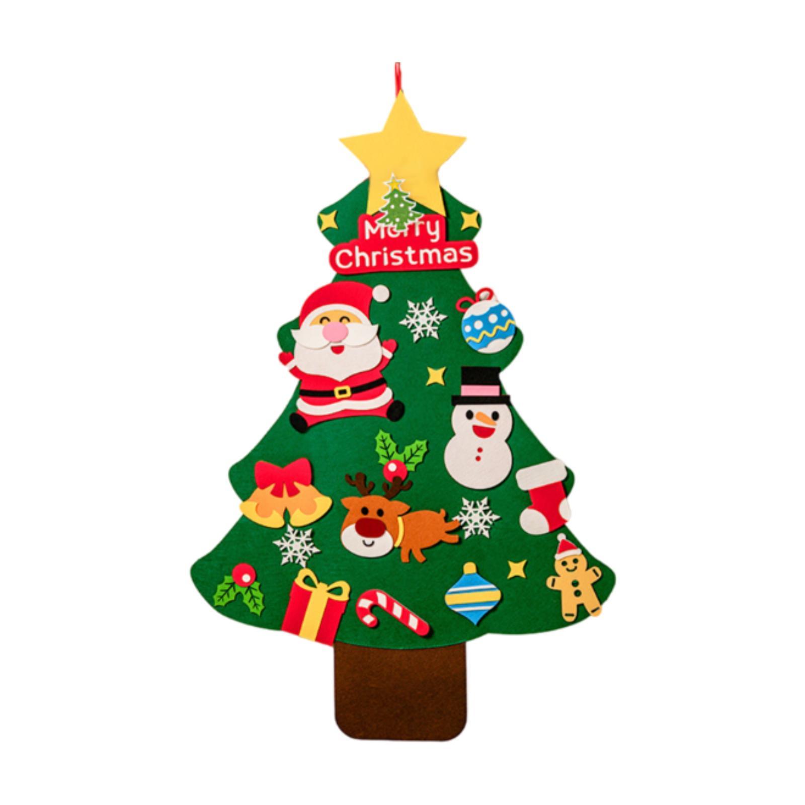 

Christmas Tree Set with Detachable Ornaments Christmas Craft Kits DIY Christmas Tree for New Year Bedroom Farmhouse