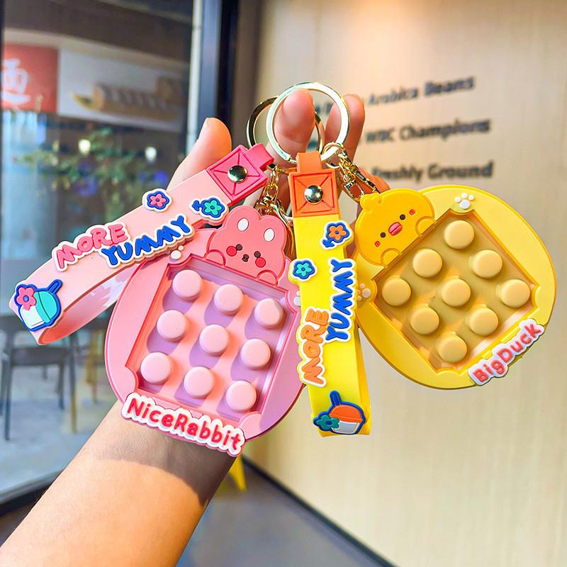 Silicone Animal Keychain Cute And Stress Relieving For Bags Backpacks And