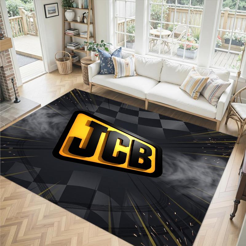 JCB Design Crystal Velvet Carpet Cozy Non?Slip Printed Rug For Bedroom Living Room Entrance