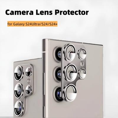 Ochranný kryt objektivu pro Samsung Galaxy S24 Ultra S24+ Plus S25 S24ultra matný + ochranné sklo