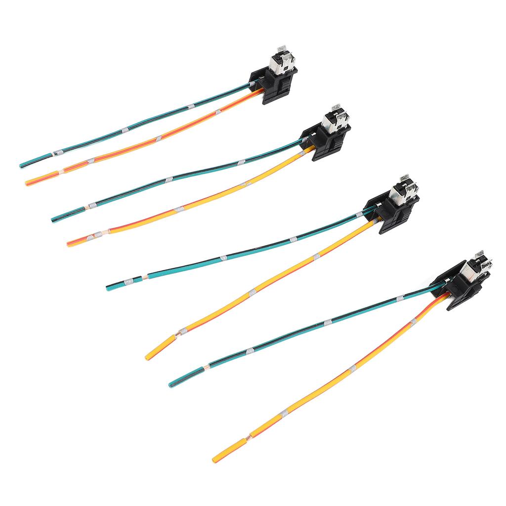 4 STÜCKE Scheinwerfer-Verkabelungsstecker DC12 bis 24V Scheinwerfer-Sockelkabelbaum für H1 Buchse