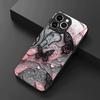 Luksusowe Modne Szklane Etui na Telefon z Wzorem Motyla Dla iPhone 17 16 15 14 Pro Max 13 12 11 16E 17Air 7 8 Plus XS X Pokrowiec