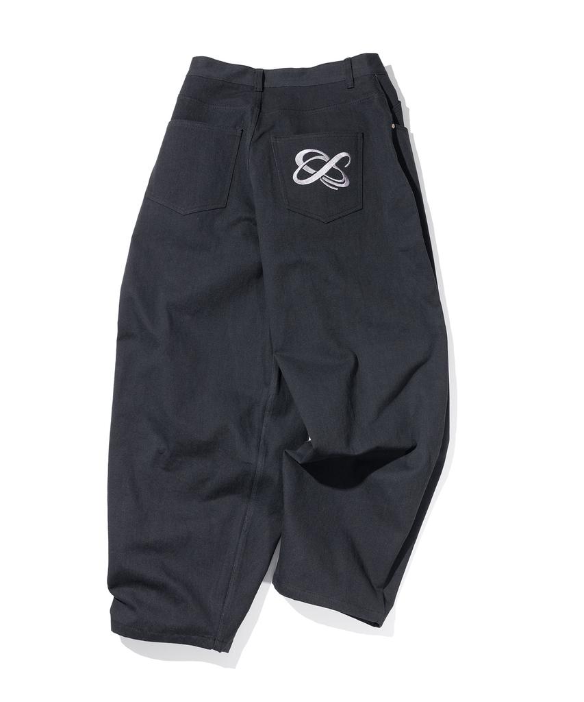 MASSNOUN Unmeasured Cation Balloon Pants Msicp001-Bk