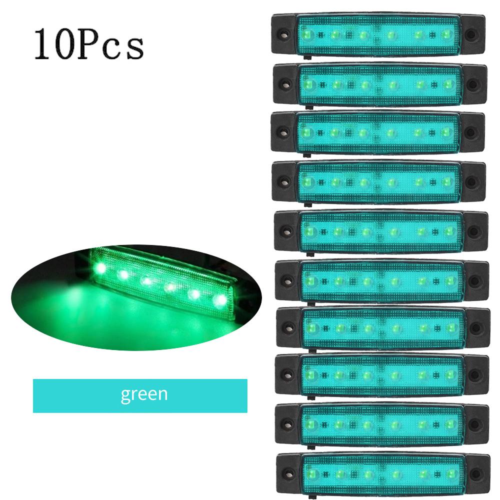 12V/24V 10/30 Pièces LED Camion Remorque Camion Indicateur Marqueur Latéral Étanche Lumière Avec E-Marke Lampe Stroboscopique