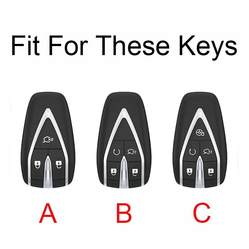 Fashion Tpu Car Key Case Cover Shell For Changan Unit Unik Cs35Plus Cs55 Plus Cs75 Plus Oshan X7 X5 Car Accessories