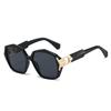 2025 Hexagon Ins Fashion Sunglasses Women Travel Causal Uv400 Sun Shades Europe Brand Designer