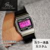 CASIO LCD base Pink LCD model Custom watch Color Custom F-91WM-7AJH (base)