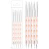 5-Piece Double-Headed Nail Art Dotting Pen Set with Wooden Handle