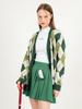 OUT OF BOUNDS Argyle Wool Cardigan