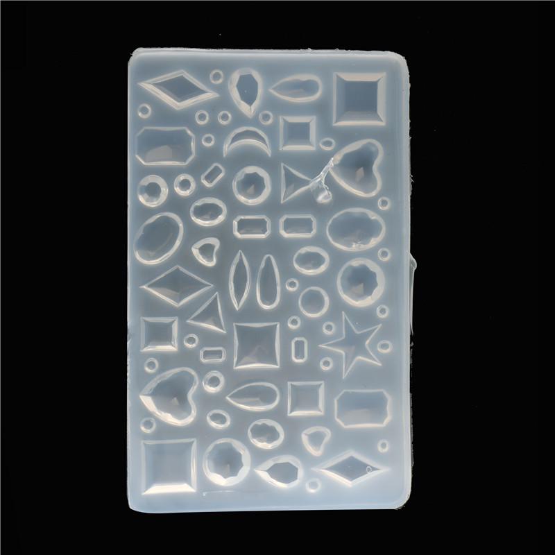 Oval/Heart/Water Droplets Cabochon Semicircle Silicone Mould Epoxy Resin Jewelry