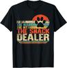 Dog Fathers Day Fur Dad The Man The Myth The Snack Dealer T-Shirt