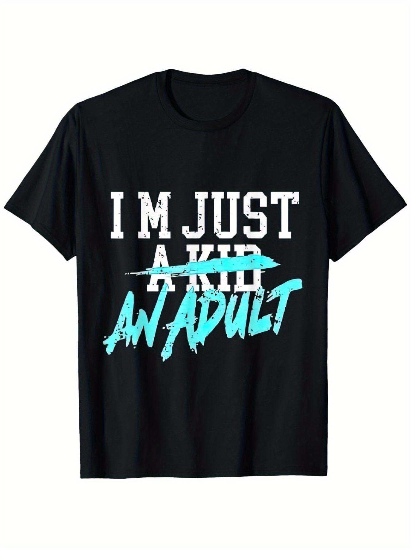 T-Shirt y2k Saying T Black/White 2XL