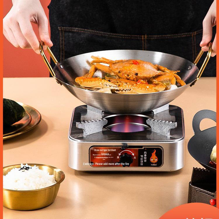Portable Solid Alcohol Stove for Small Hot Pot - Ideal for Household, Outdoor, or Commercial Use