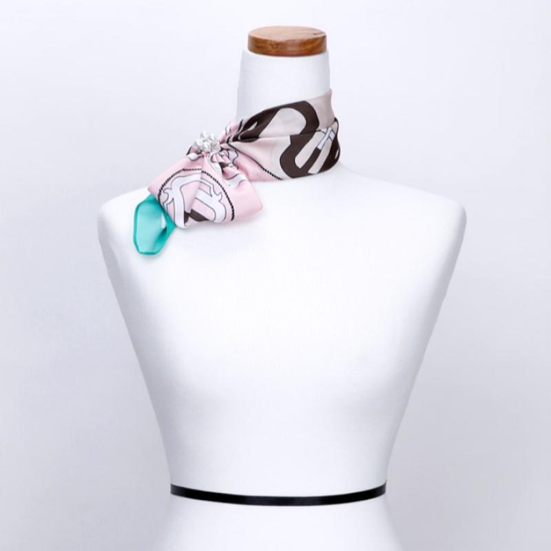 Shop   Silk Filling Premium Square Scarf Green Wls Wsc 0108
