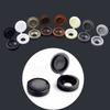 100Pcs Hinged Plastic Screw Cap Decorative Cover Practical Cross Screw Fold Snap-on Hat Nail Nuts Bolts Caps Car/Furniture Decor