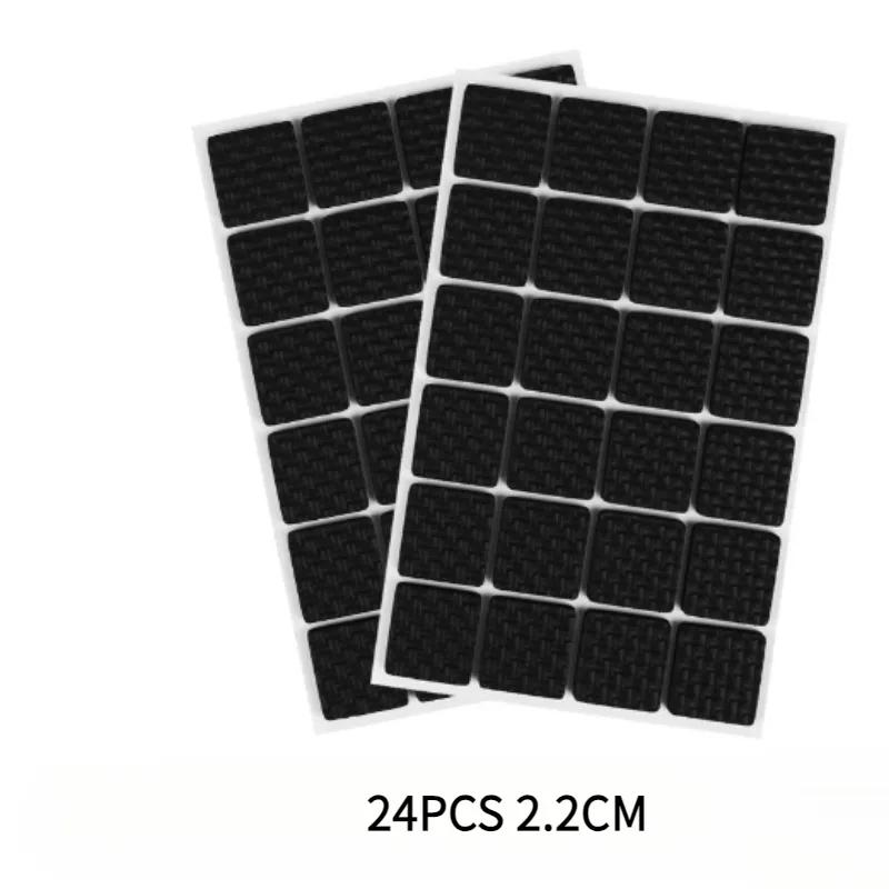 6/15/24pcs Furniture Pads, Adhesive Rubber DIY Furniture Feet Pad, Table Legs Stools, Chairs Mats, Table And Chair Foot Protec