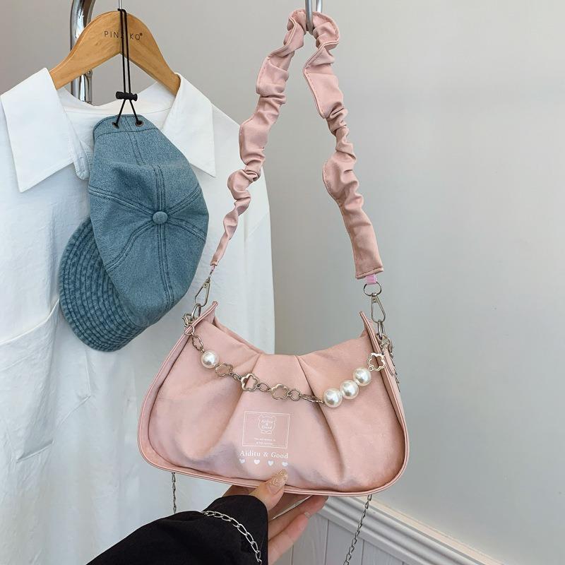 

Бисером повседневная сумка-тоут женская новая модная простая нишевая универсальная сумка-мессенджер на плечо для通勤