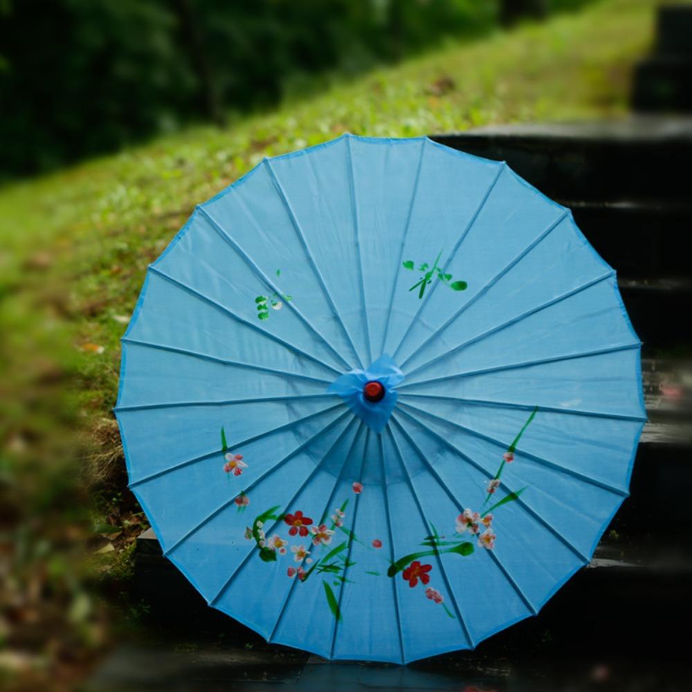 Classical DIY Painting Paper Umbrella Vintage Oil Paper Umbrella  Kindergarten