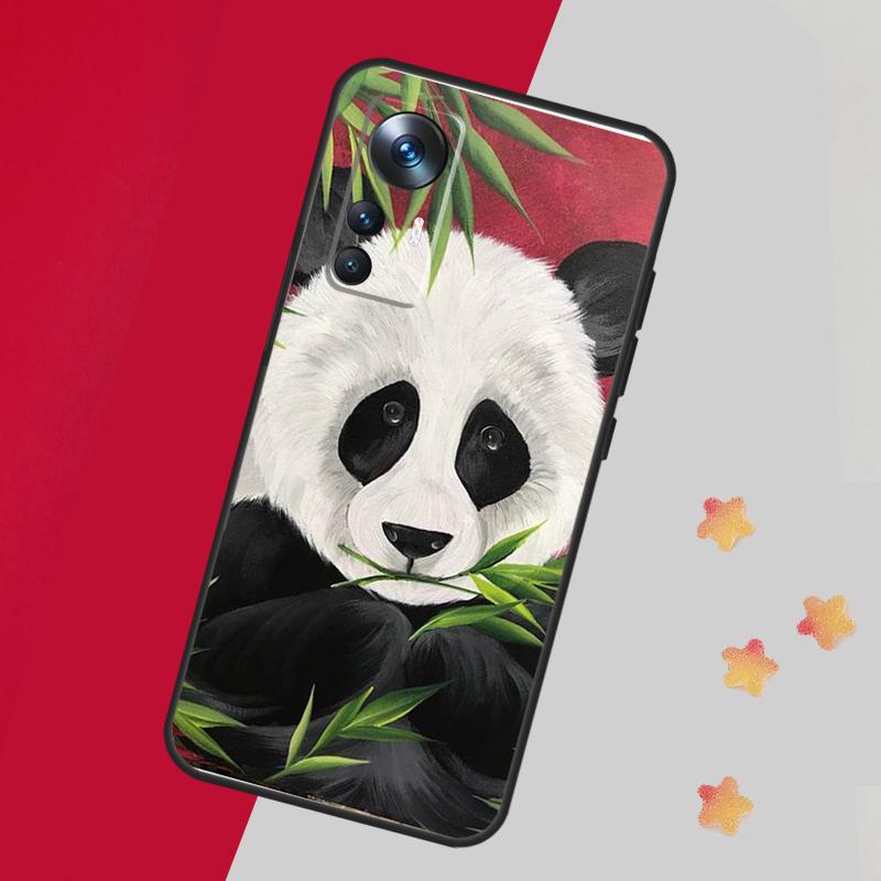 Panda Animal Cute Bear Case For Xiaomi 14 13 11T 12T 13T Pro 12 Lite 12X POCO X3 X5 Pro X4 F4 M5 M5s F3 F5 Cover