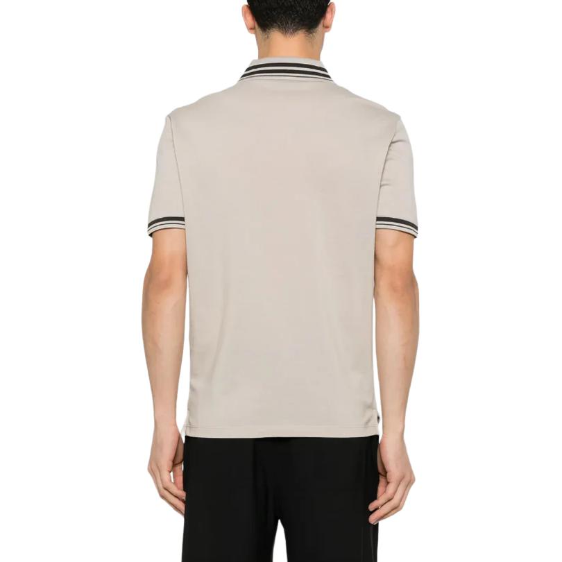 Emporio Armani Cotton Polo Shirt EM000859-AF12955-LIGHT BROWN