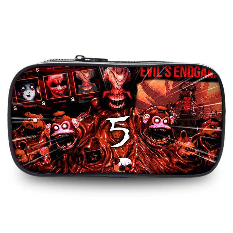 Spacious Dark Deception Pencil Case For Students In Durable Oxford Fabric