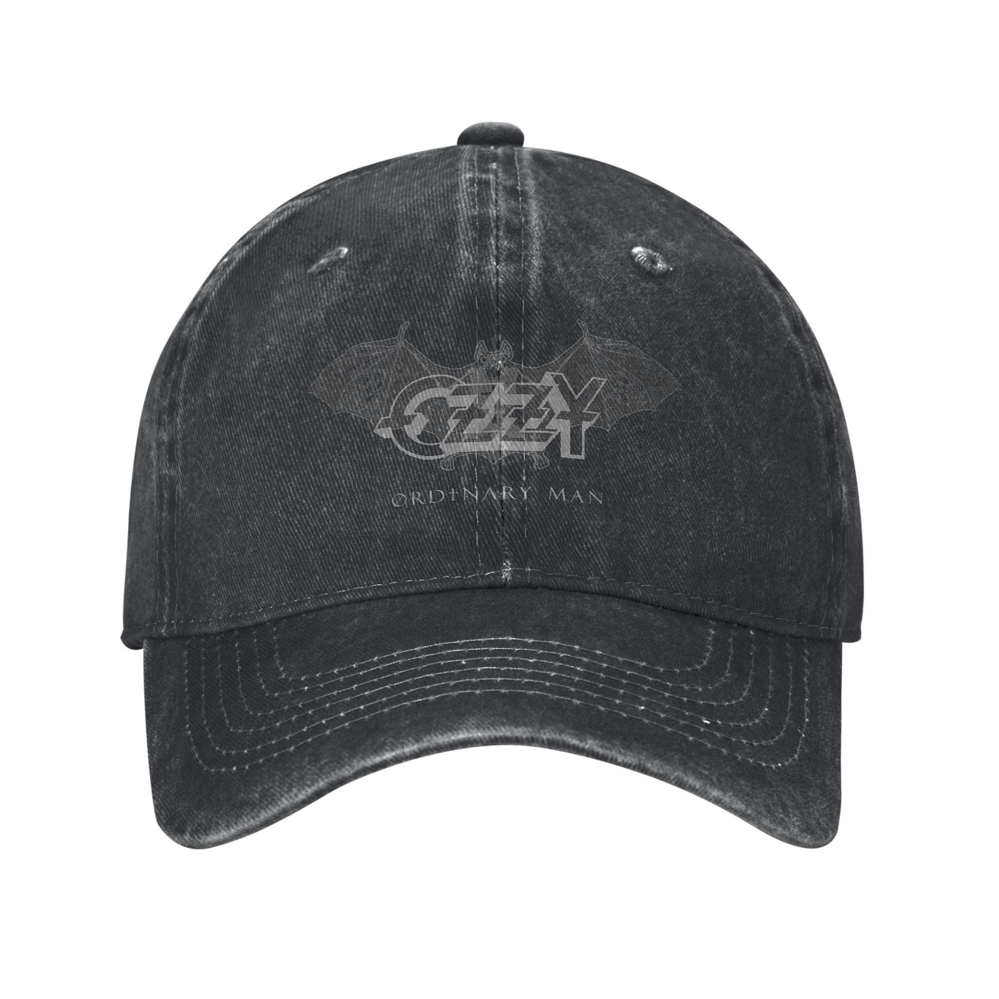 

Ozzy Osbourne Ordinary Man Bat Baseball Caps Fashion Distressed Denim Music Singer Snapback Cap Unisex Outdoor Gift Caps Hat Adjustable