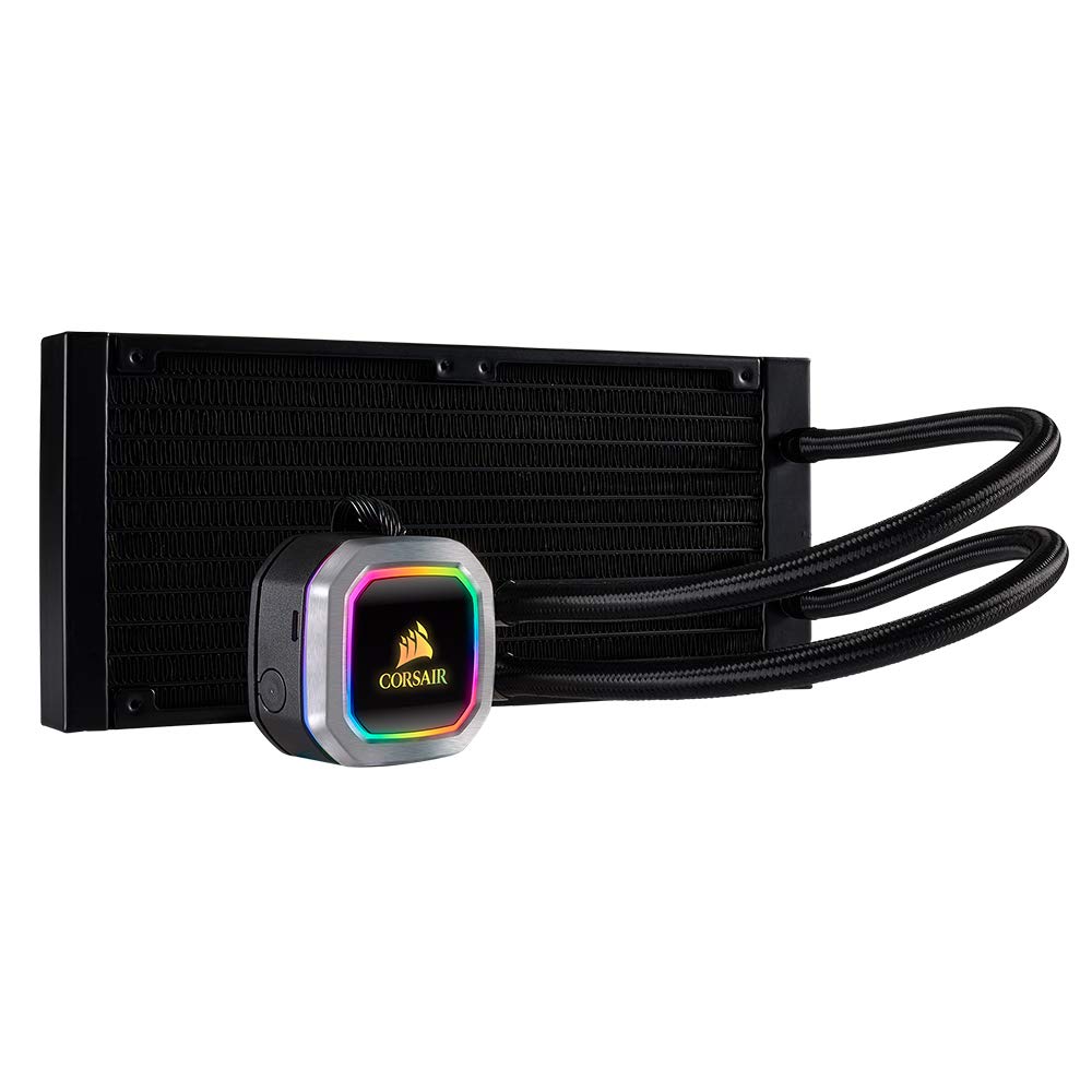 Corsair H100i RGB Platinum Liquid CPU Cooler with FN1248 12 x 3 cm All-in-One [Compatible Intel/AMD] CW-9060039-WW