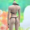 [TOYBARJAPAN] 16 Scale Action Figure Custom Handmade Limited Edition Leather-Style Harness Bondage Open Bust Slave Belt and Pants Set (Head and body