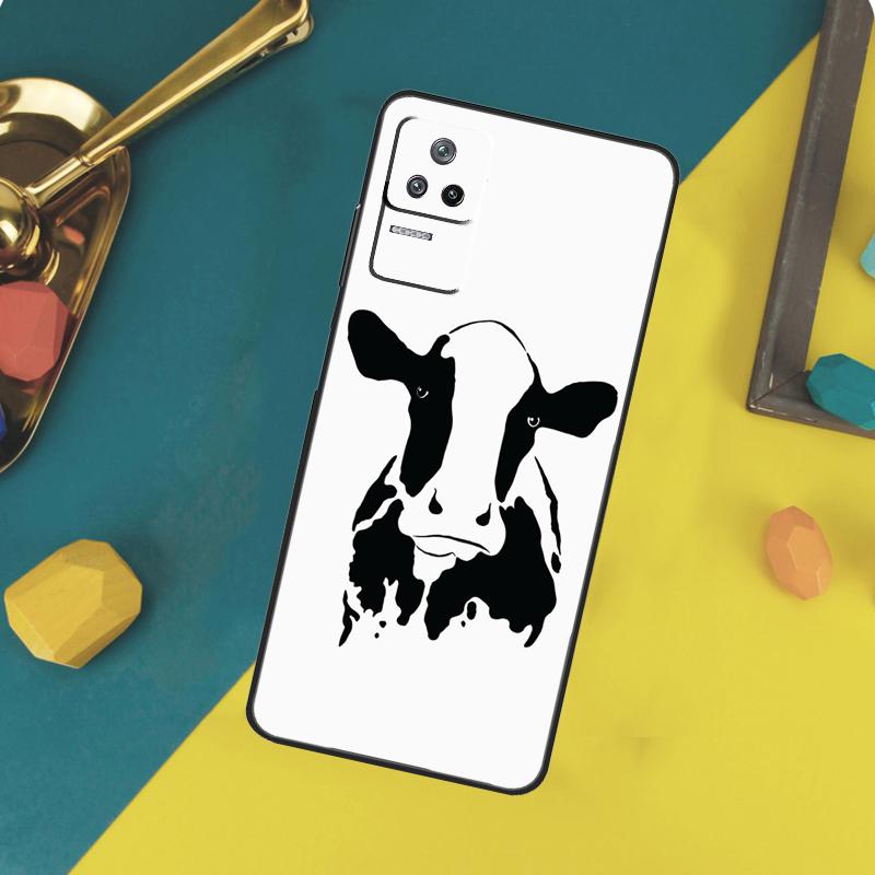 Cute Cartoon Cow Case For Xiaomi 13 14 15 Ultra 11T 12T 13T 14T Pro POCO X7 Pro X3 X5 X6 F5 F6 M6 Pro Funda