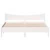 Solid Wood Bed without Mattress White 180x200 cm Pine Wood