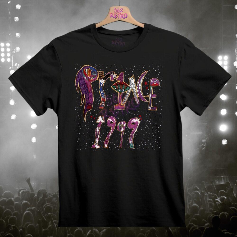 Prince 1999 Band Black T-Shirt S-3XL Unisex T-Shirt S