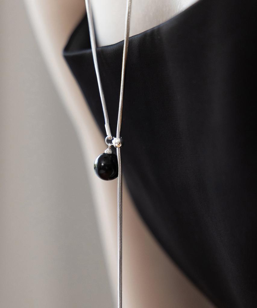 Tatiana Gem Point Y-Line Long Necklace Nz2492