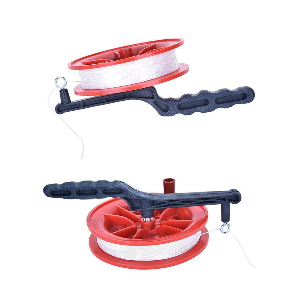 

Flying Outdoor Line Tool Twisted Red Winder 100M Kite String Wheel червоний