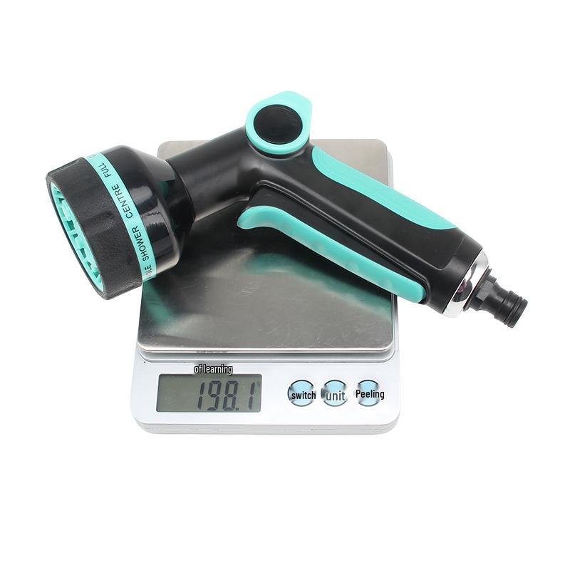 High-Pressure Spray Gun for Car Washing, Garden Watering, and Window Cleaning. Connects to Tap Water for Multiple Uses.