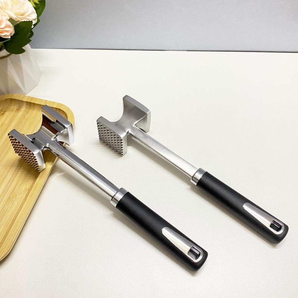 Square Head Meat Tenderizer Aluminum Zinc Zinc Alloy Beef Tenderizer Meat Beating Tool  Pork Chops