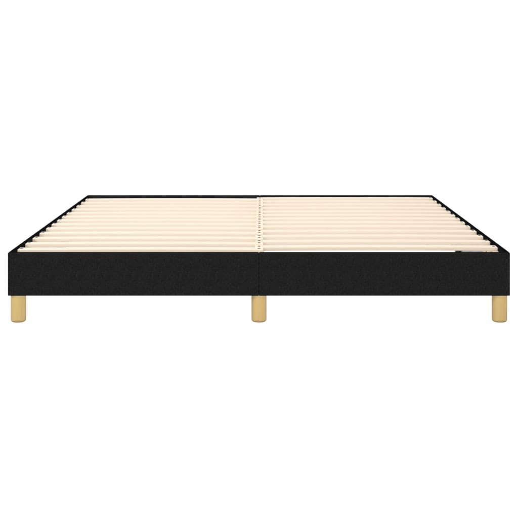 Vidaxl Bed Frame Without Mattress, Black, 180X200 Cm, Upholstered