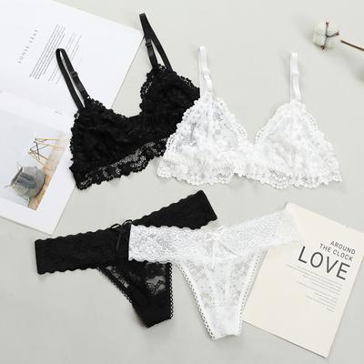 European and American Ultra-thin Lace Sexy No Rims Women's Underwear