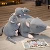 Realistisches Graue Maus Plüschtier Weiches Stofftier Geschenk für Kinder 32cm 50cm 100cm Größen